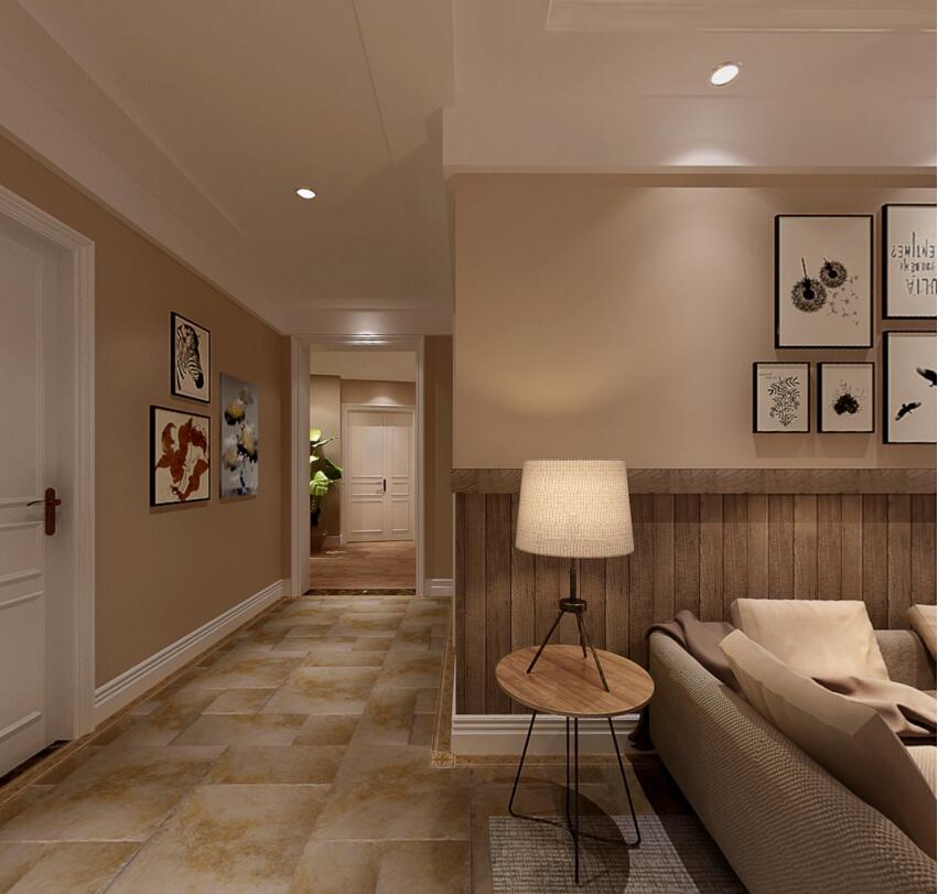 龍湖玖號院130平美式鄉村風格三室兩廳裝修需要多少錢